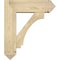Ekena Millwork Imperial Arts and Crafts Rough Sawn Bracket w/ Offset Brace, Douglas Fir, 8"W x 26"D x 30"H BKT0806X26X30IMP03RDF - alternate 2